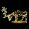 4' Drinking Reindeer - Warm White -Christmas Decor Sale 3d 11045