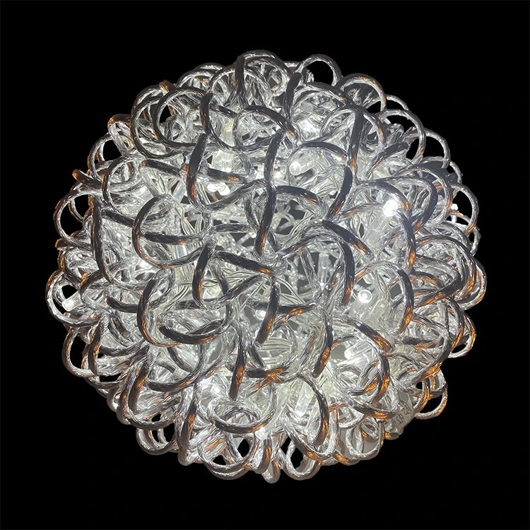 2.15' Hanging Ball - White - Silver Frame 3 2.15' Hanging Ball - White - Silver Frame