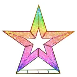 10' 3D LED Star - Twinkly Pro RGBW -Christmas Decor Sale 3d 1j003 twkrgbw 01