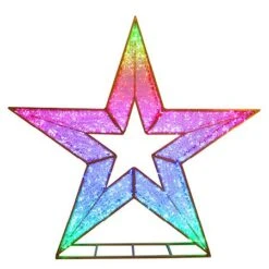 10' 3D LED Star - Twinkly Pro RGBW -Christmas Decor Sale 3d 1j003 twkrgbw 03