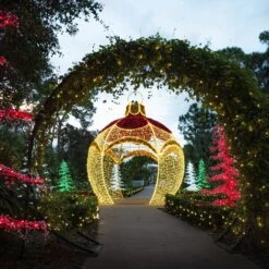 16' 3D LED Round Ornament Icon Walk Through 9 16' 3D LED Round Ornament Icon Walk Through -Christmas Decor Sale 3d 1j008 l