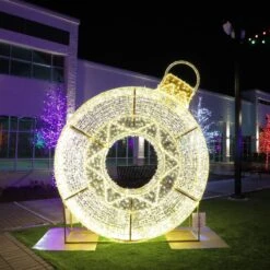 8' LED Ornament Icon - Feature Piece 5 8' LED Ornament Icon - Feature Piece -Christmas Decor Sale 3d 1j029 l