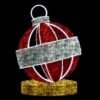 Giant Sky Ornament With Garland Base -Christmas Decor Sale 3d cddgso g