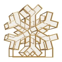 8' LED Snowflake Icon - Warm White 7 8' LED Snowflake Icon - Warm White -Christmas Decor Sale 3d lsi 8 gww