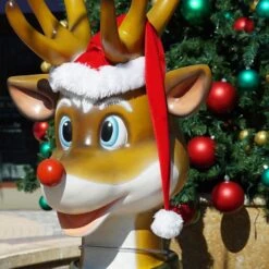 7' Funny Reindeer -Christmas Decor Sale 3df 12012 l2