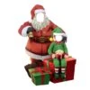 6.5' Santa W/Elf -Christmas Decor Sale 3df 12034 450px