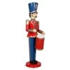 6' Toy Soldier With Drum – Red, Blue And Champagne