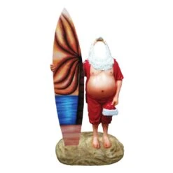 7' Santa Surfer Photo Op