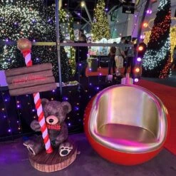 3' Christmas Ball Ornament Seat -Christmas Decor Sale 3df 12091 and 3df 12097 l 1 1