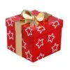 1.4' Red Present With Stars -Christmas Decor Sale 3df 12100 750px