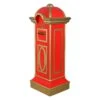 5.15' Red/Gold Santa's Mailbox -Christmas Decor Sale 3df 12121 750px