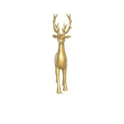 6' Standing Stag - Gold -Christmas Decor Sale 3df 12146s3