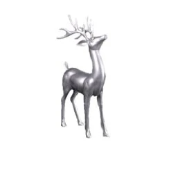 5.6' Standing Reindeer - Silver