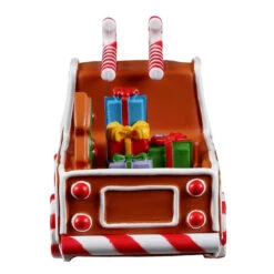 Lemax - Gingerbread Truck -Christmas Decor Sale 463609 Lemax Gingerbread Truck back 83317.1676998006