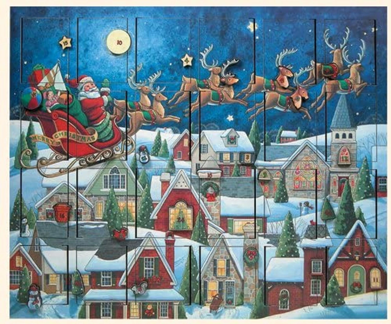 Byers' Choice - Santas Sleigh Advent Calendar 3 Byers' Choice - Santas Sleigh Advent Calendar