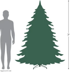 Northlight 7' Pre-Lit Green Spruce Artificial Upside Down Christmas Tree - Clear Lights -Christmas Decor Sale 727 38932.1692976925