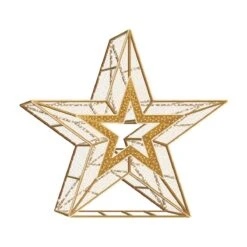 7' 3D LED Star Icon Deluxe - Warm White