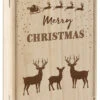 BRUBAKER Reusable Wooden Advent Calendar To Fill - Merry Christmas Book - DIY Christmas Calendar 7.72 X 2.95 X 11.81 Inches -Christmas Decor Sale AdventCalendar PETZ172217 4251219627496.2500.000 52653.1633721534
