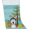 Christmas Tree And Alaskan Malamute Christmas Stocking BB1590CS -Christmas Decor Sale BB1590CS 22023.1640532739