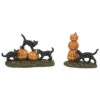 Department 56 - Halloween Village - Scary Cats Pumpkins Set Of 2 -Christmas Decor Sale Department 56 Halloween Village Scary Cats Pumpkins Set Of 2 62350.1682518925