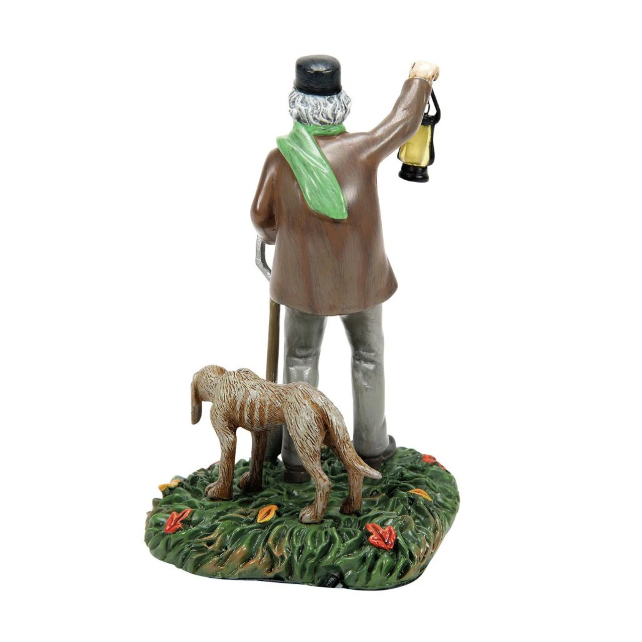 Department 56 - Snow Village Halloween - Silas Crump And His Dog, Bones 5 Department 56 - Snow Village Halloween - Silas Crump And His Dog, Bones - Image 3