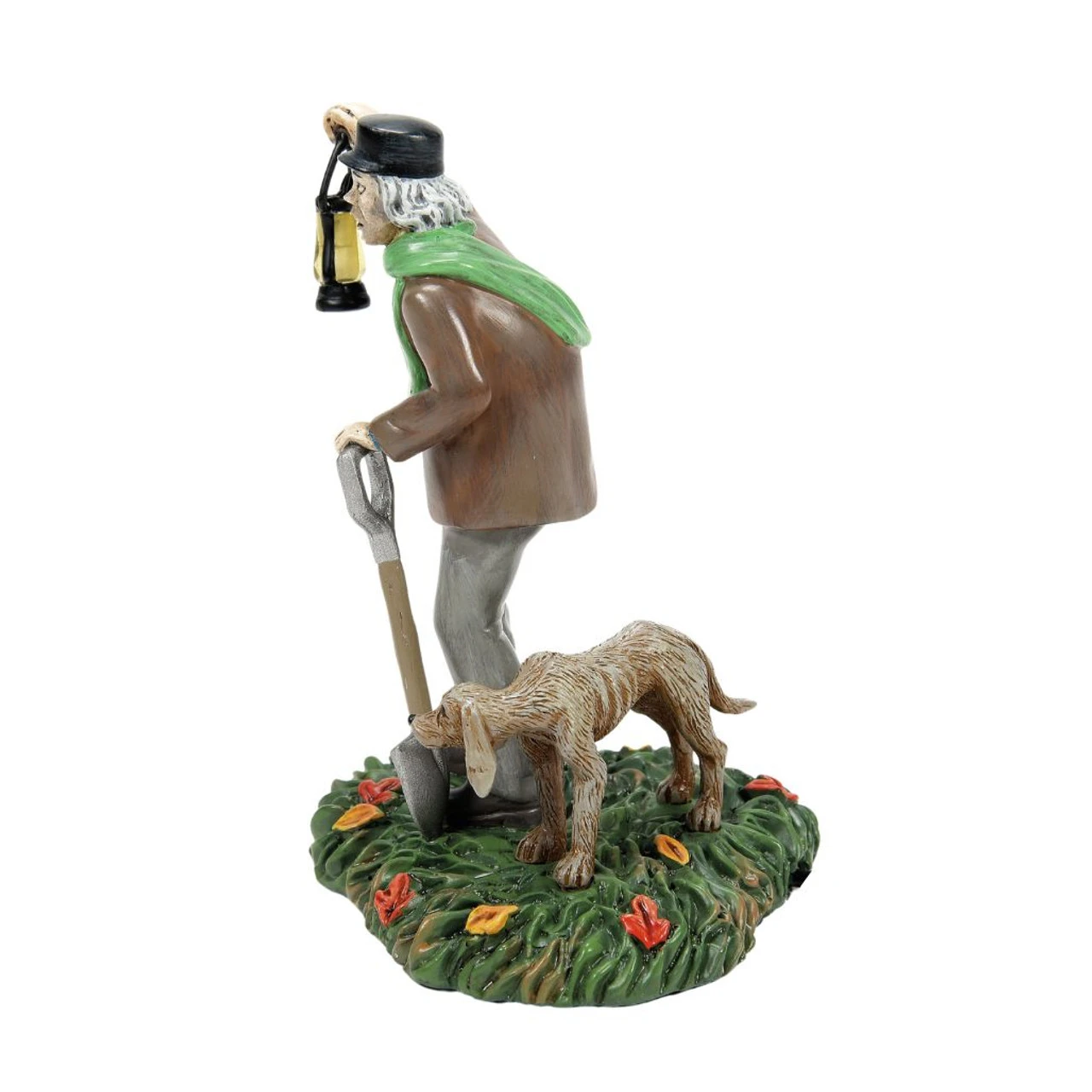 Department 56 - Snow Village Halloween - Silas Crump And His Dog, Bones 4 Department 56 - Snow Village Halloween - Silas Crump And His Dog, Bones - Image 2