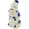 Polmedia Polish Pottery Santa Clause Figurine 7" Blue Poppies 2 Polmedia Polish Pottery Santa Clause Figurine 7" Blue Poppies -Christmas Decor Sale H0326K 90080.1665605567