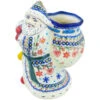 Polmedia Polish Pottery Santa Shaped Jar 9" Holiday Cheer -Christmas Decor Sale H0475N 32435.1665605548