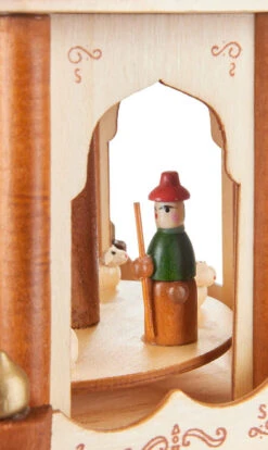 BRUBAKER Wooden Christmas Pyramid - 18 Inches - 3 Tier Carousel - Nativity Play - Designed In Germany -Christmas Decor Sale Pyramid 4043.00 brown 4260211297620.1500.008 71221.1633637445