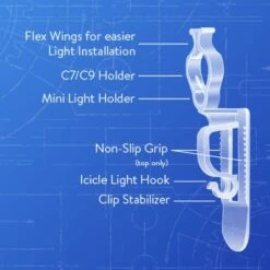 Christmas Designers All Application Clip - Bag Of 100 15 Christmas Designers All Application Clip - Bag Of 100 -Christmas Decor Sale all application clip blueprint 1 2