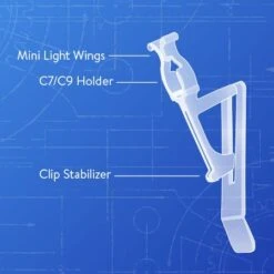 Christmas Designers All In One Clip - Bag Of 100 -Christmas Decor Sale all in one clip blueprint 1 2