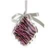 5.5" Glittered Magenta Pink Zebra Print Teardrop Prism Christmas Ornament -Christmas Decor Sale allstate20xn6066 pk ht20c 49920.1698958397