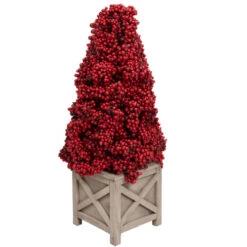 24" Red Berry Cone Potted Christmas Topiary 9 24" Red Berry Cone Potted Christmas Topiary -Christmas Decor Sale allstate zbp076 re 2 41138.1664380277