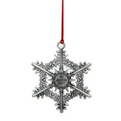 Northlight 3" Silver And Red Snowflake With Gems '2017' Christmas Ornament -Christmas Decor Sale avon f4139661 1 74181.1588362105