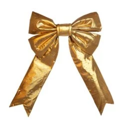 Christmas Designers 24" Gold Mylar Christmas Bow