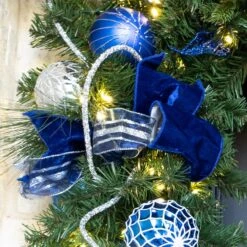 Loop Bow For Sapphire Sky Garland -Christmas Decor Sale b ss gar