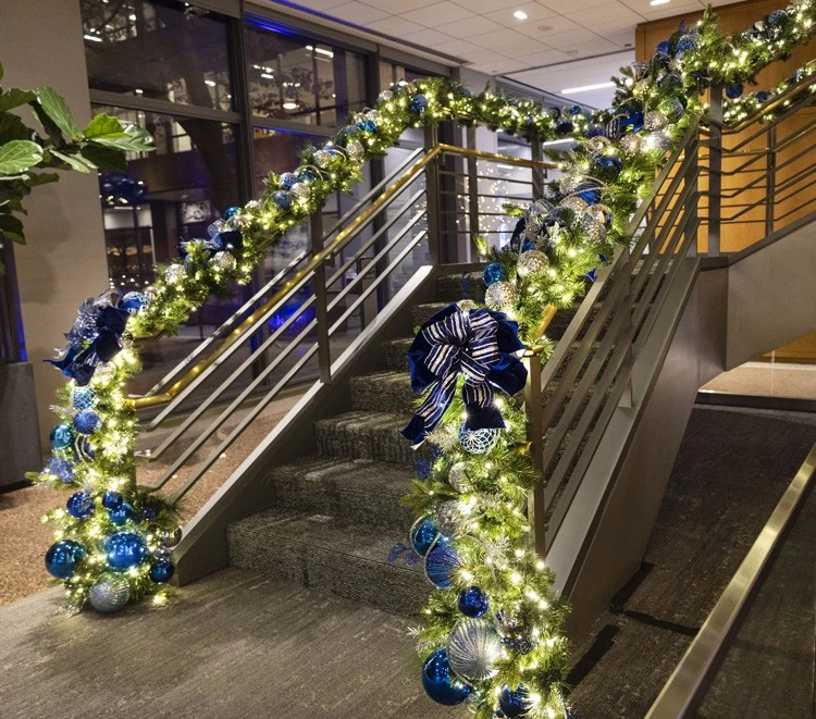 Bow For 36" Sapphire Sky Wreath 6 Bow For 36" Sapphire Sky Wreath - Image 4