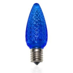 C9 SMD LED Retrofit Bulb - Blue - Minleon - Bag Of 25