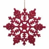 24ct Berry Pink Glitter Snowflake Christmas Ornaments 4" (100mm) -Christmas Decor Sale bvxzv9q9ixhcb12sa9oeo3maml77ntyv 24611.1665088078