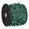 C7 Cord, 9" Spacing, Green Wire, SPT-2, 1000' 2 C7 Cord, 9" Spacing, Green Wire, SPT-2, 1000' -Christmas Decor Sale c7 green spt 2 9 1000
