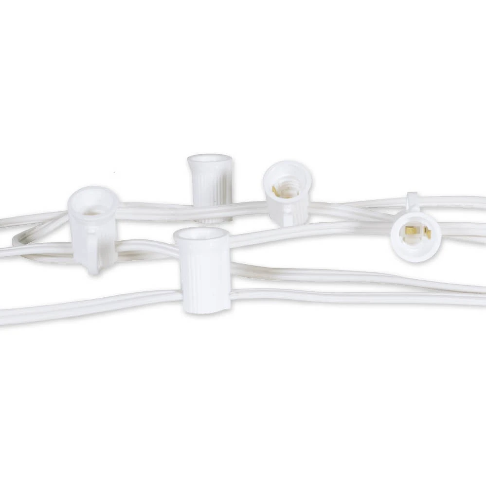 C9 Cord, 36" Spacing, White Wire, SPT-1, 50' 4 C9 Cord, 36" Spacing, White Wire, SPT-1, 50' - Image 2