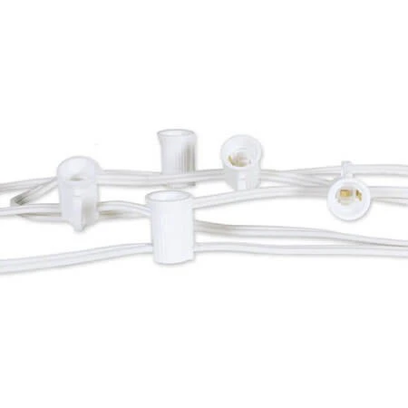 C9 Cord, 12" Spacing, White Wire, SPT-1, 100' 4 C9 Cord, 12" Spacing, White Wire, SPT-1, 100' - Image 2
