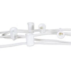 C9 Cord, 15" Spacing, White Wire, SPT-1, 50' 9 C9 Cord, 15" Spacing, White Wire, SPT-1, 50' -Christmas Decor Sale c9 white spt 1 50 3