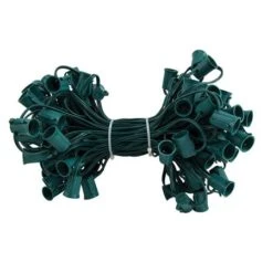 C9 Cord, 36" Spacing, Green Wire, SPT-1, 100'