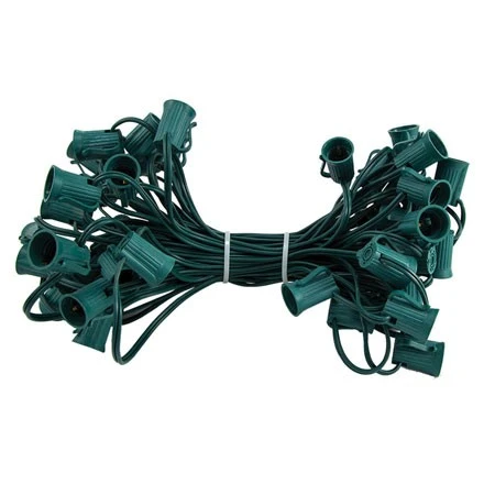 C9 Cord, 12" Spacing, Green Wire, SPT-1, 50' 3 C9 Cord, 12" Spacing, Green Wire, SPT-1, 50'
