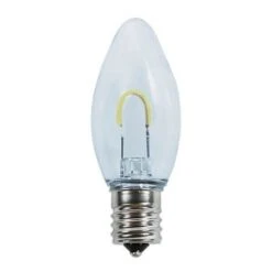 C9 Flexible Filament LED Bulb - Pure White - Pro Christmas™ - Bag Of 25