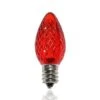 C7 SMD LED Retrofit Bulb - Red - Minleon - Bag Of 25 -Christmas Decor Sale christmas light bulb replacements red