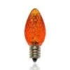 C7 SMD LED Retrofit Bulb - Amber/Orange - Minleon - Bag Of 25