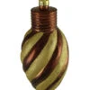 11" Chocolate Brown And Gold Striped Shatterproof Light Bulb Christmas Ornament (Pack Of 3) 2 11" Chocolate Brown And Gold Striped Shatterproof Light Bulb Christmas Ornament (Pack Of 3) -Christmas Decor Sale christmas252520jf252520011 927252520brown 1 91895.1614025312.386.513