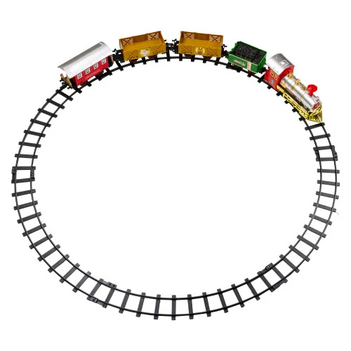 Northlight 16-Piece Battery Operated Lighted And Animated Christmas Express Train Set With Sound 5 Northlight 16-Piece Battery Operated Lighted And Animated Christmas Express Train Set With Sound - Image 3